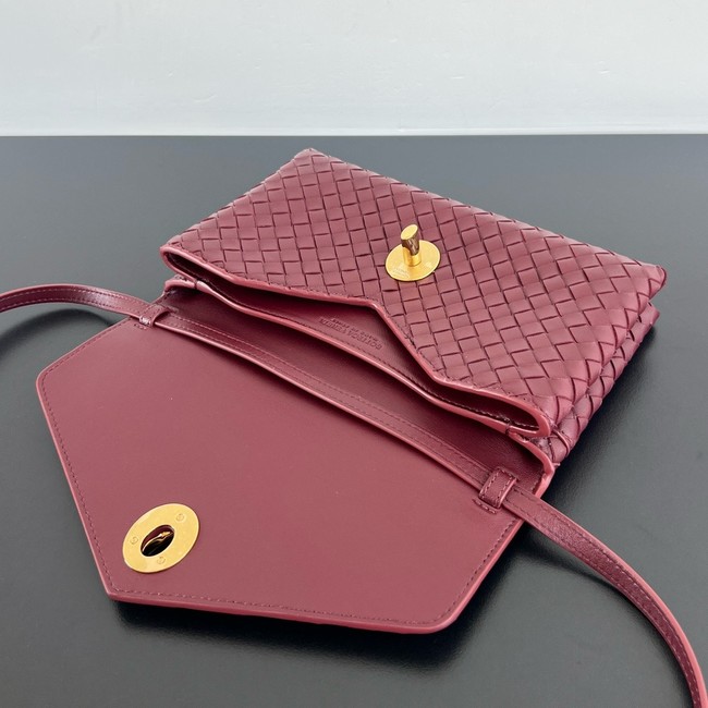 Bottega Veneta Knot Lock 817191 burgundy