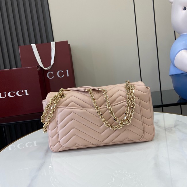 Gucci GG Marmont medium shoulder bag 837267 Pale pink