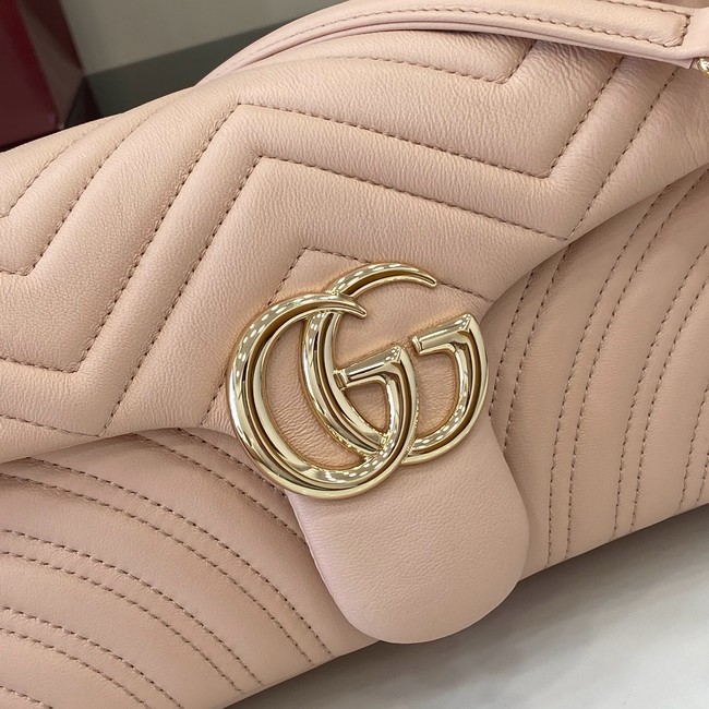 Gucci GG Marmont medium shoulder bag 837267 Pale pink