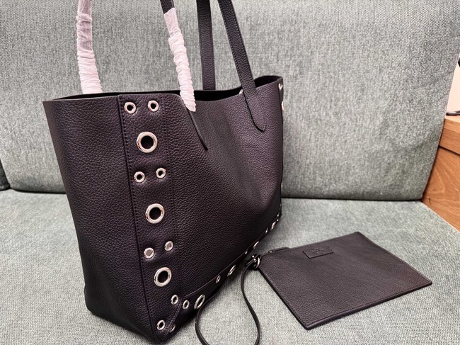 VALENTINO VLOGO calfskin Shoulder Bag 3177 dark brown