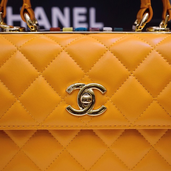 CHANEL mini Flap Bag With Top Handle 4654-9