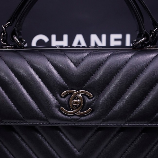 CHANEL small Flap Bag With Top Handle 92236-2