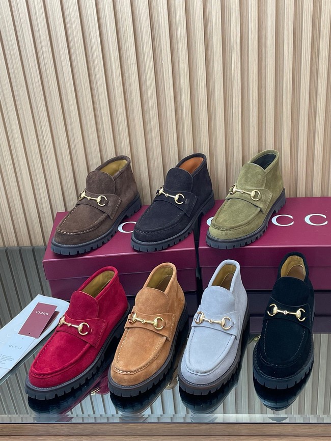 Gucci Womens Horsebit ankle boot 45020-3