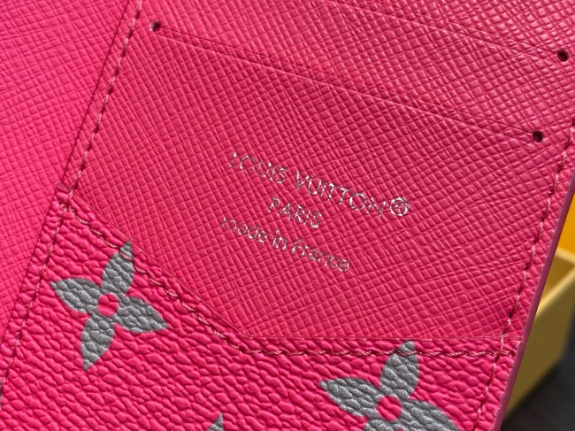 Louis Vuitton Pocket Organizer M15027 Gray&Pink