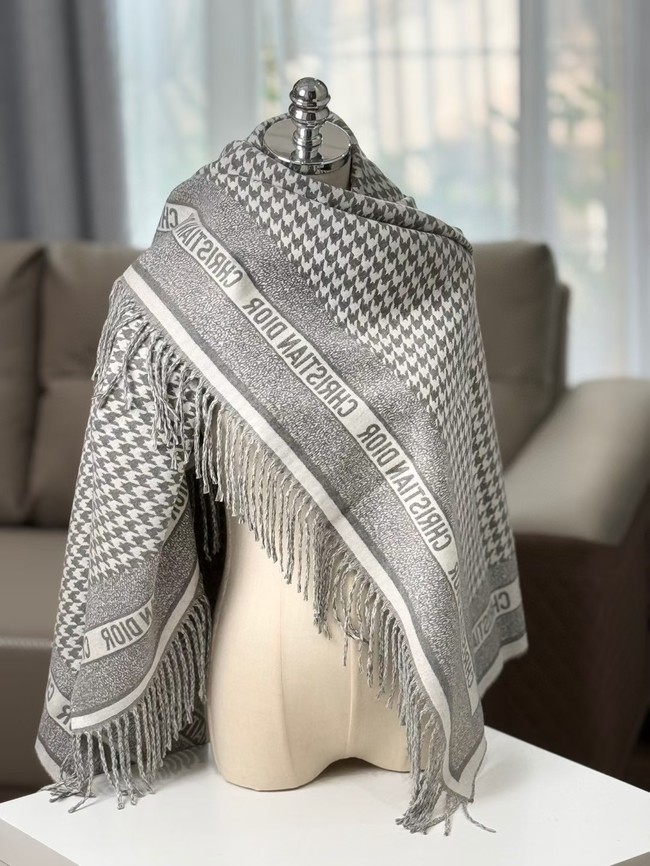 Dior Oblique Poncho Cashmere 21DOB11