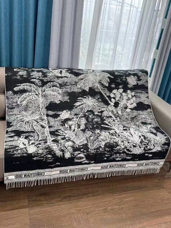 Dior Oblique Poncho Cashmere 21DOB8