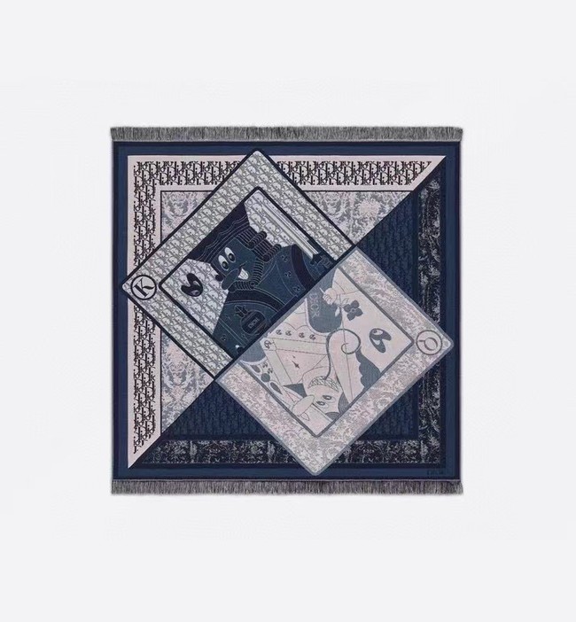 Dior Oblique Poncho Cashmere 21DOB9