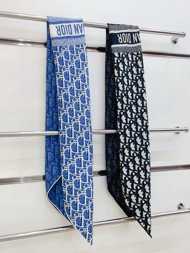 Dior Oblique Shawl Cashmere and Silk Jacquard KY082