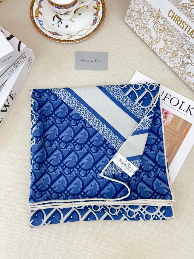 Dior Oblique Shawl Cashmere and Silk Jacquard KY082