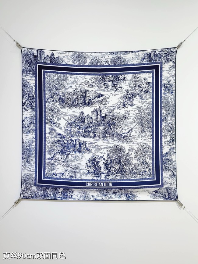 Dior Shawl Cashmere and Silk Jacquard KY090