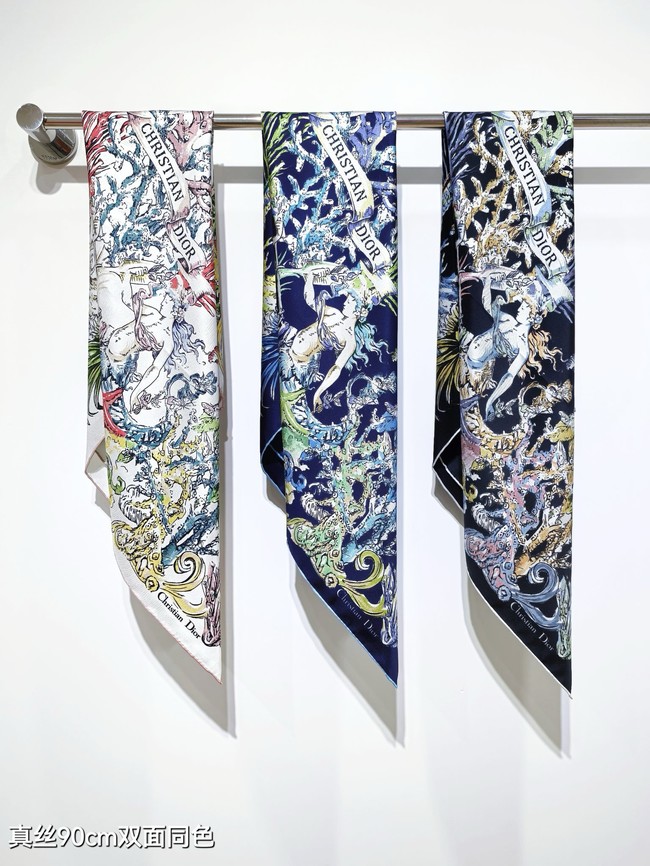 Dior Shawl Cashmere and Silk Jacquard KY091