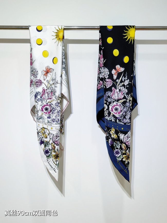 Dior Silk Twill Square Scarf KY072