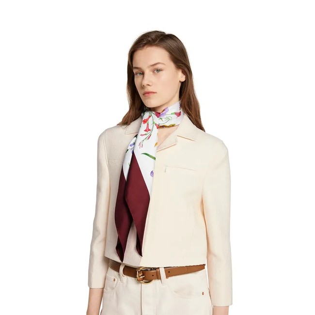 Gucci Shawl Cashmere and Silk Jacquard KY116