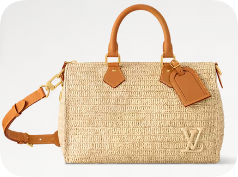 Louis Vuitton Speedy 30 Bandouliere M14457 Natural Beige