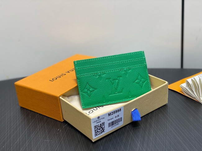 Louis Vuitton Double Card Holder M14771  green