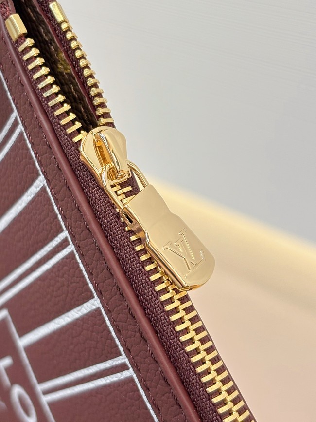 Louis Vuitton NEW - REVERSIBLE Neverfull Inside Out MM M25663 Monogram&Red