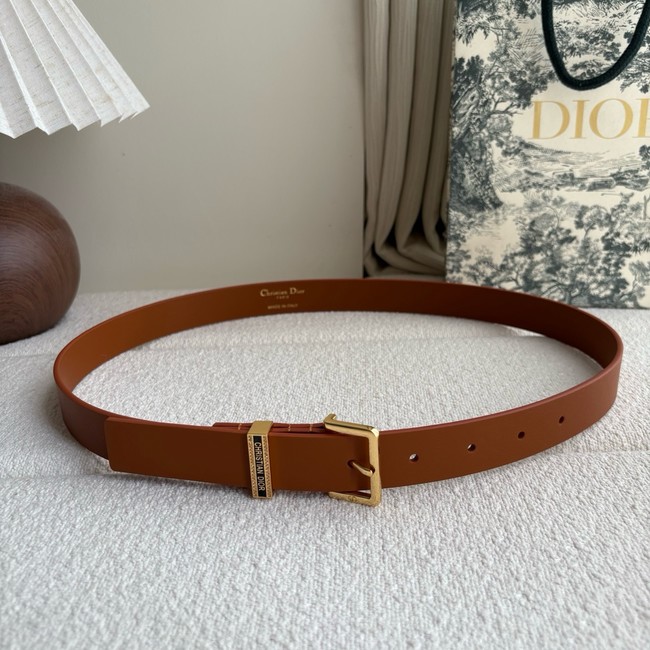 Dior Night Code Belt mooth Calfskin 25 MM B0162
