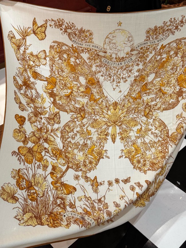 Dior Shawl Wool Silk and Cotton KY192