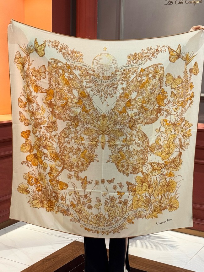 Dior Shawl Wool Silk and Cotton KY192