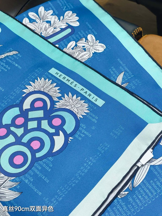 Hermes 90 Square Scarf Silk Twill KY159