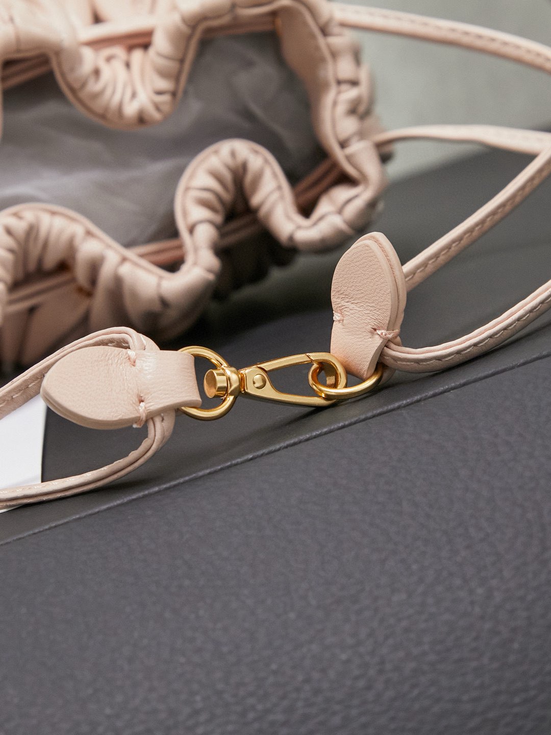 MIU MIU Matelasse Nappa Original Leather Bag 5ND022 Light Pink