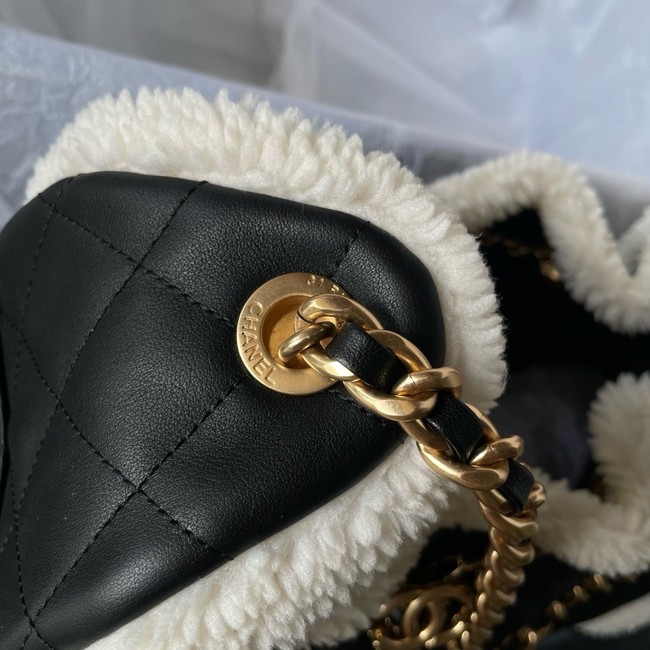 CHANEL 25 Small Handbag AS5293 black& Gold