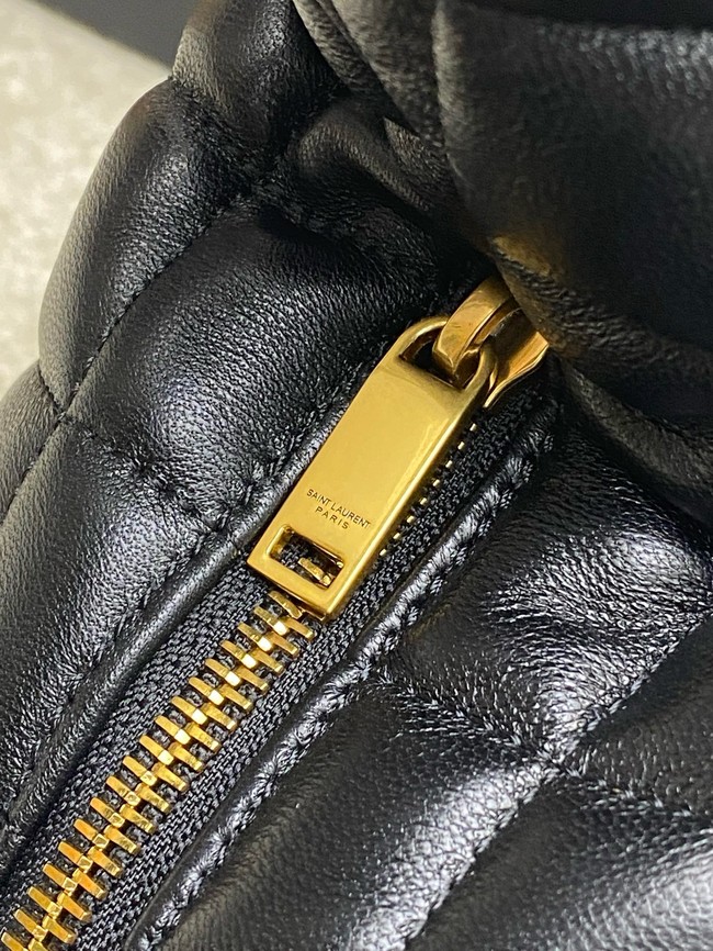 Yves Saint Laurent ICARE hobo in quilted nappa 858160 black  