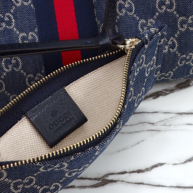 Gucci Giglio small tote bag 860845 blue