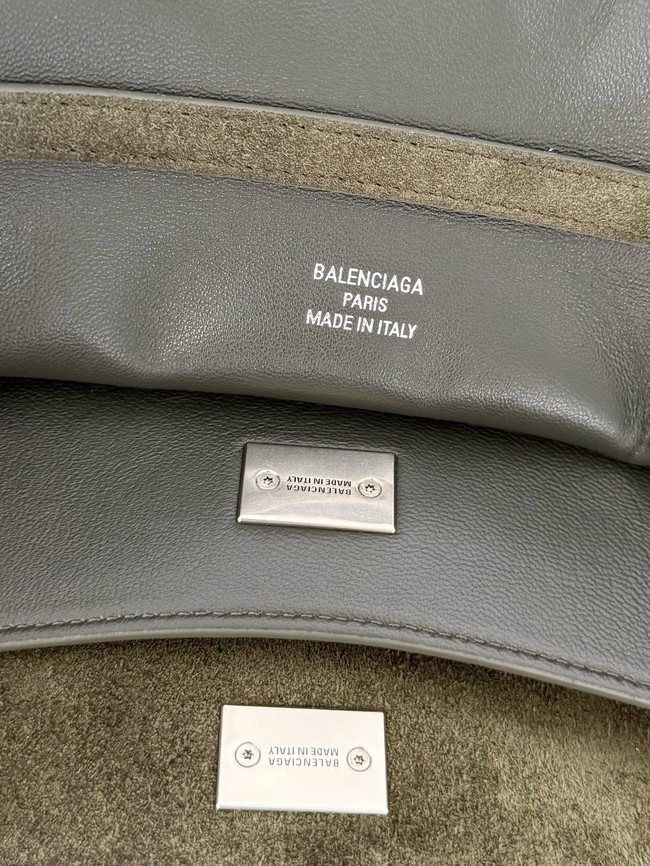 Balenciaga Rodeo Handbag Large suede calfskin 795458 green