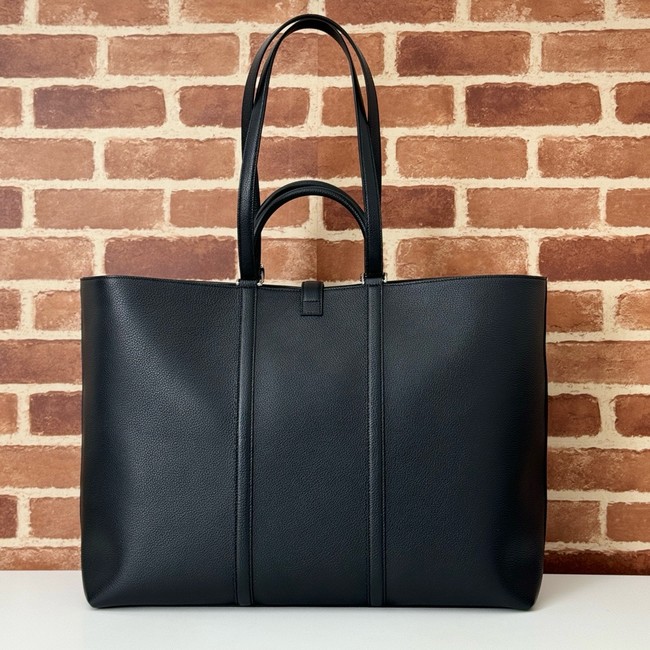 Gucci leather tote bag 816753 black