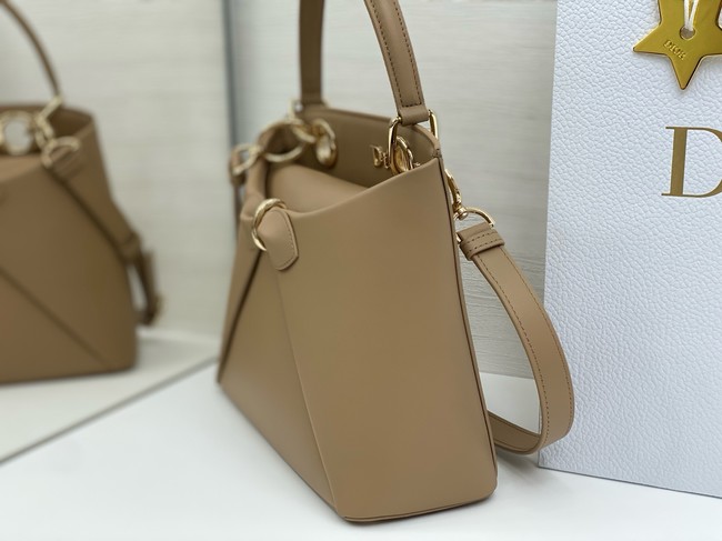 Dior Calfskin Tote Bag 6598 Apricot