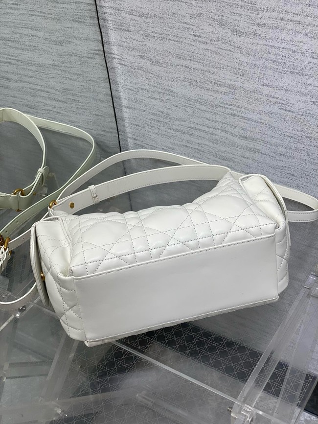 Dior Medium D-Dream Bag Macrocannage Lambskin M6323UU Latte