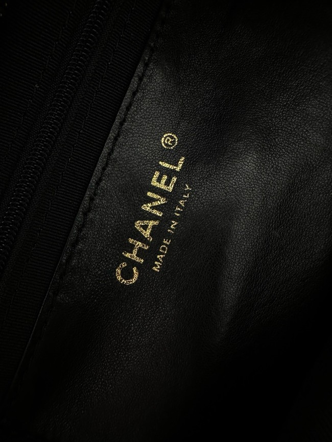 Chanel Bow bag Velvet-Effect Nylon AS5851 Black