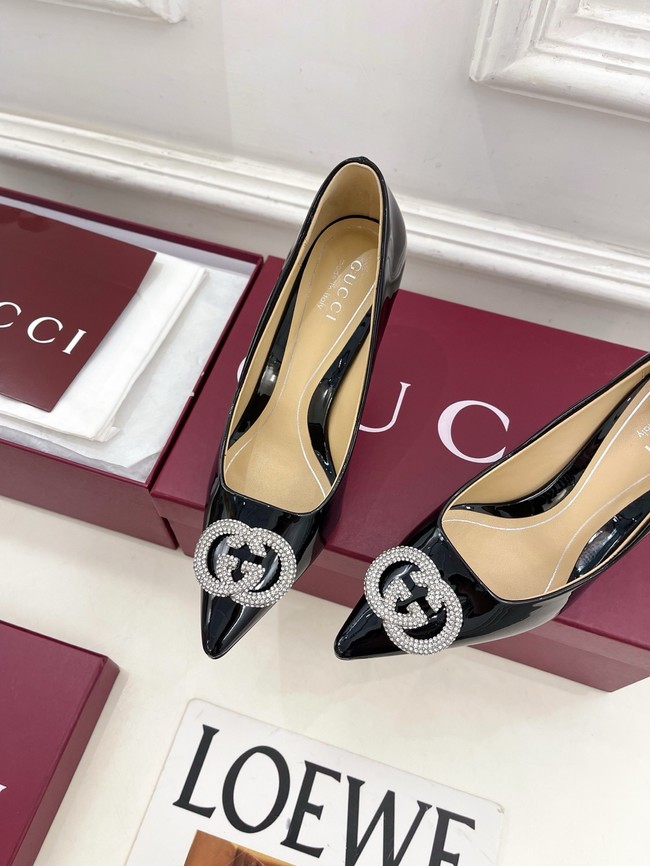 Gucci Womens pump with crystal Interlocking G 852995 -3