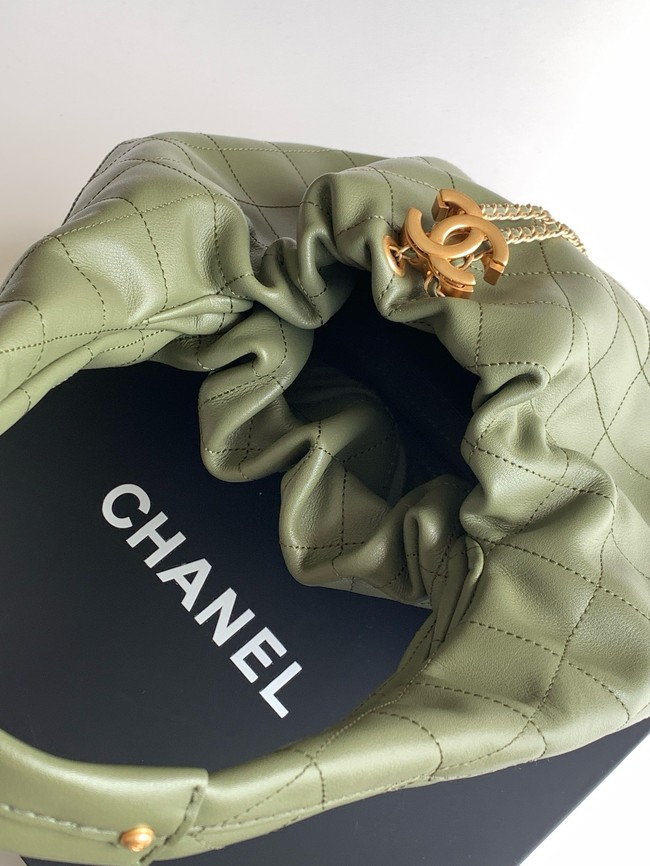 CHANEL Large Hobo Bag AS5967 green