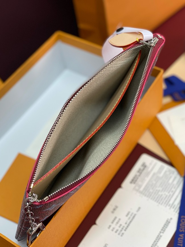 Louis Vuitton NEW Key Pouch M M27109 burgundy