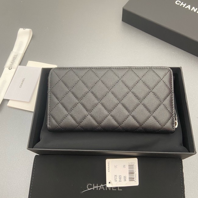 Chanel Classic Zipped Wallet 3726 black