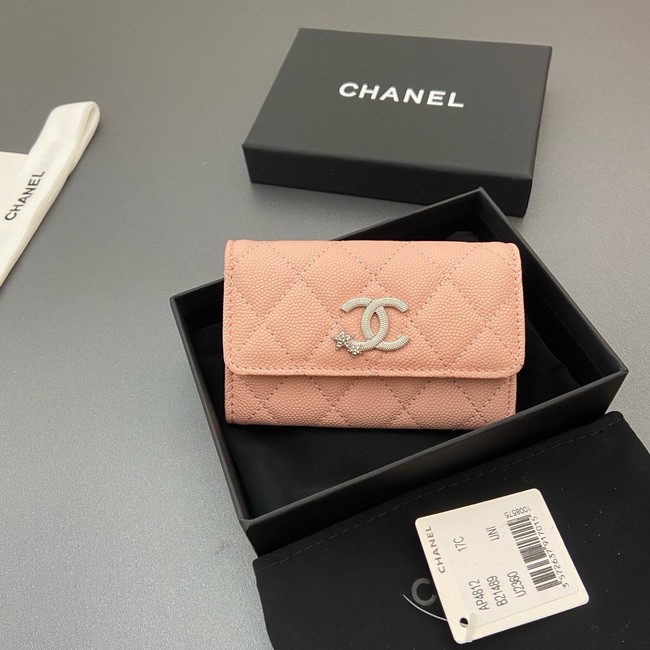 Chanel Flap Card Holder AP4812 pink