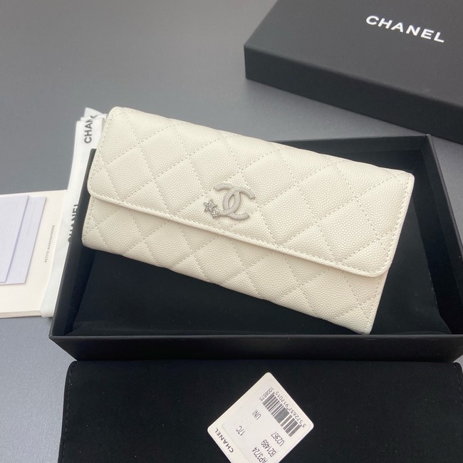 Chanel Long Flap Wallet AP3724 Cream