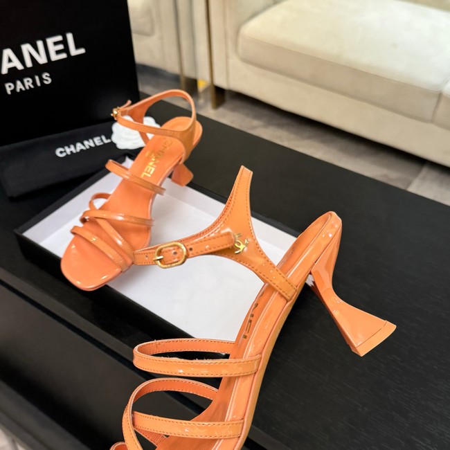 Chanel Sandals Patent Calfskin G46902-3
