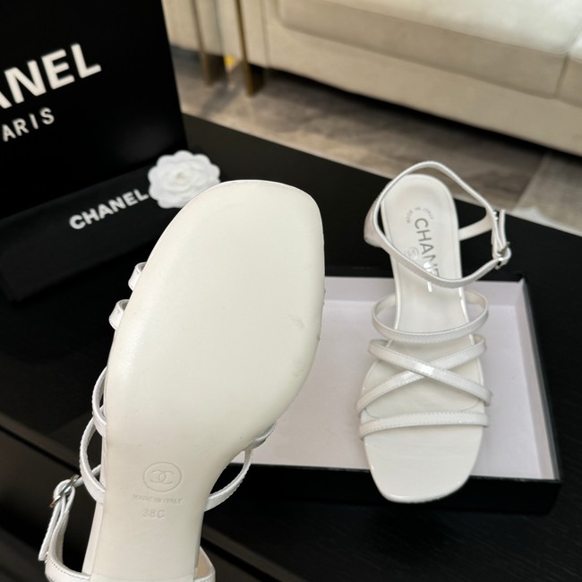 Chanel Sandals Patent Calfskin G46902-4