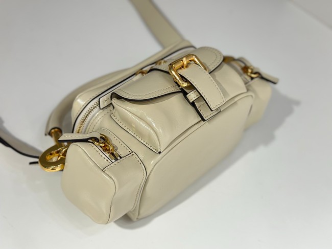 Chloe Soft leather bowling bag W0653 Cream