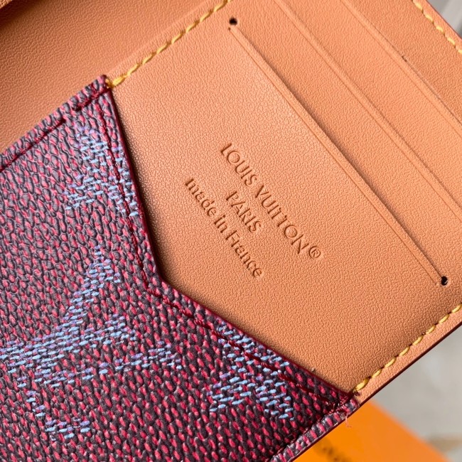 Louis Vuitton Pocket Organizer M26839 burgundy