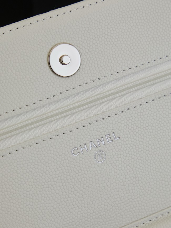 CHANEL Wallet On Chain AP3723 Cream