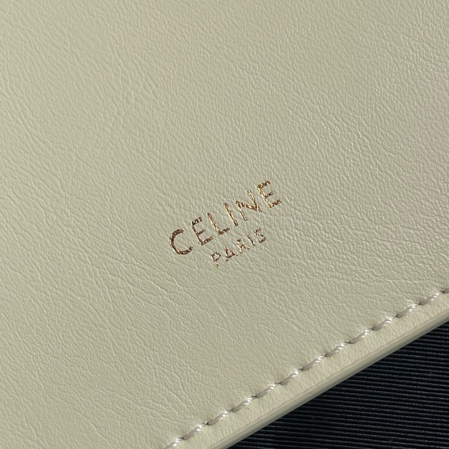 Celine FLAT CABAS NEW LUGGAGE IN GLOSSY CALFSKIN 123963 CITRUS