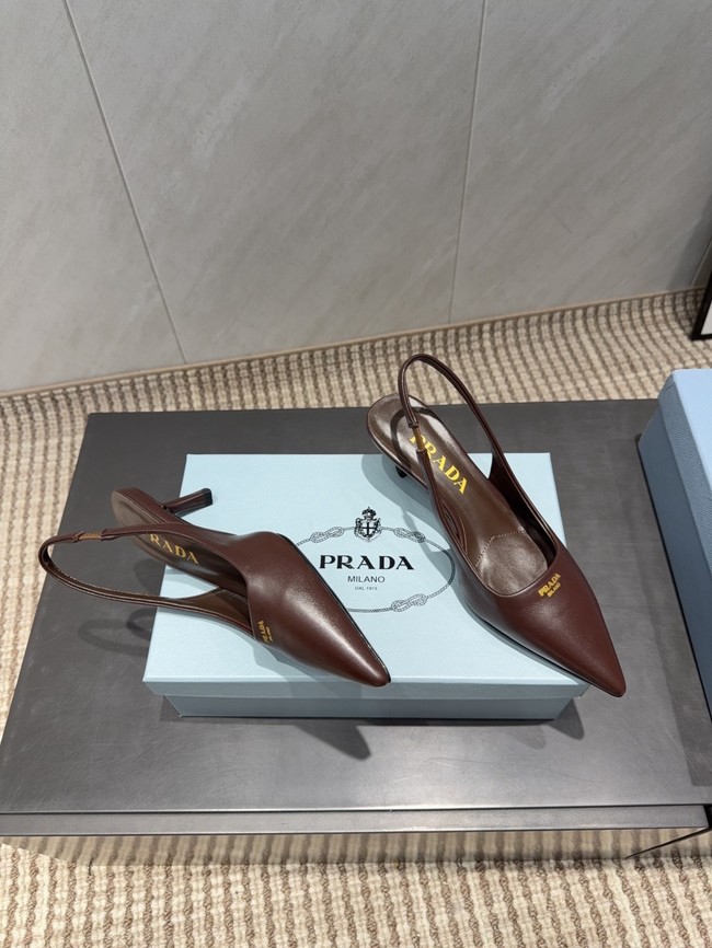Prada leather slingback pumps 1I901M-6