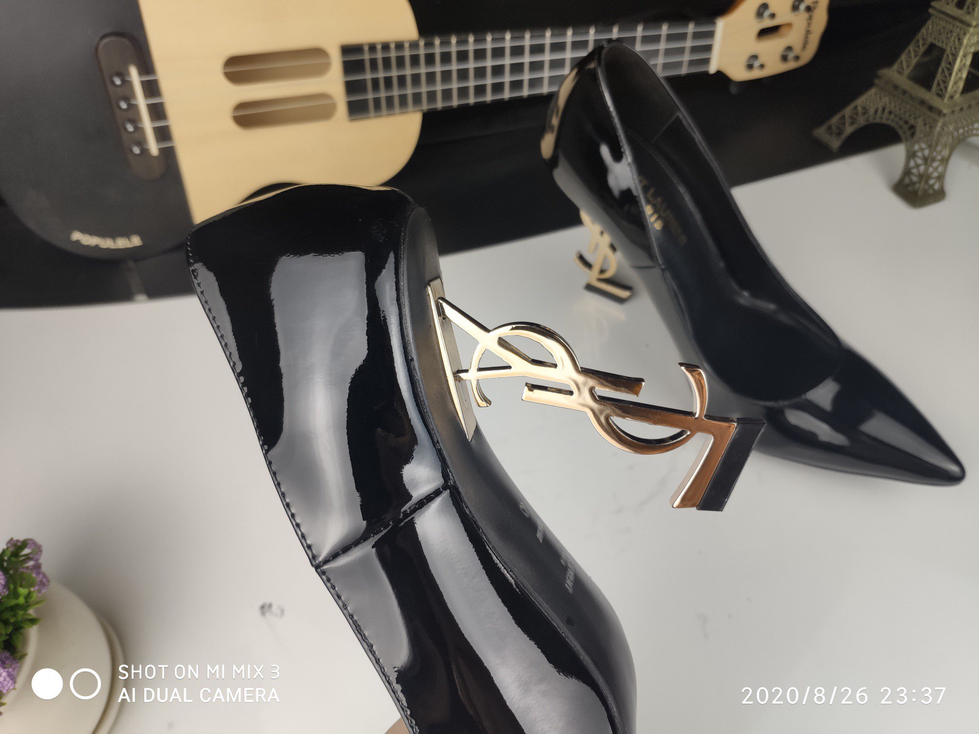 Yves Saint Laurent Shoes YSL 11CM Heel YSL6320 Black