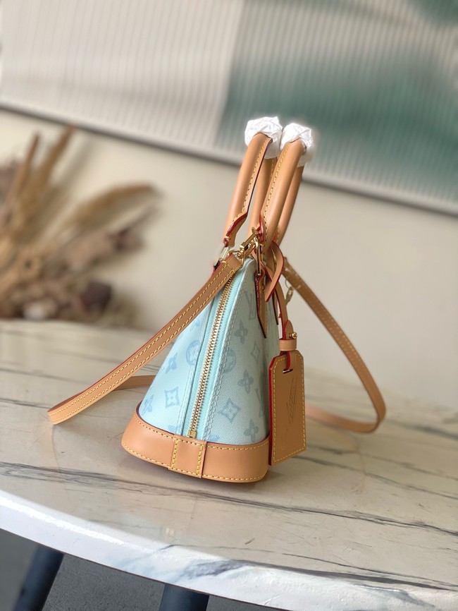 Louis Vuitton NEW Alma BB M28272 Bleu Courrier