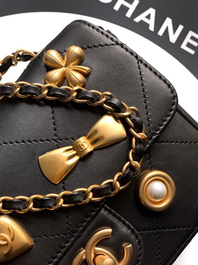 Chanel 2.55 Series Flap Bag Original Leather 25K A69900 black