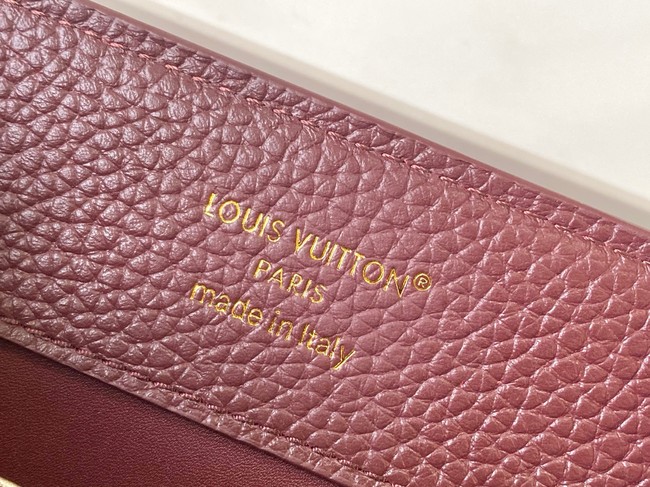 Louis Vuitton Capucines East-West Mini M26345 Grenat Red